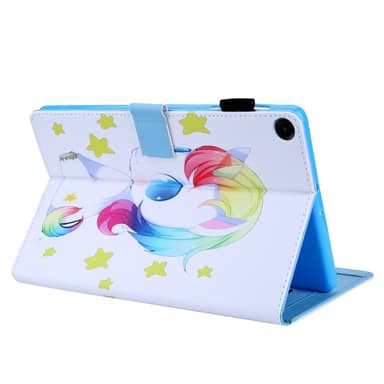 Samsung Galaxy Tab A9 Sammenleggbart Veske Kortholder - Babyhest