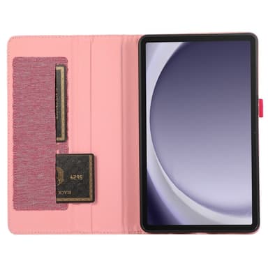 Samsung Galaxy Tab A9 Sammenleggbart deksel kortholder Stofftekstur