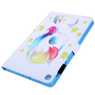 Samsung Galaxy Tab A9 Sammenleggbart Veske Kortholder - Babyhest