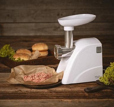 Adler AD 4803 Meat Grinder, Hvit