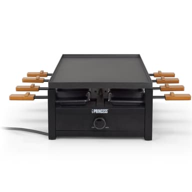 Princess Raclette 162655 Raclette i svart stål for 8 personer