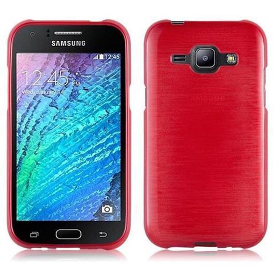 Samsung Galaxy J1 2015 silikondeksel cover (rød)