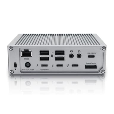 CalDigit TS4 1 til 18 USB-C-dokkingstasjon kompatibel med Thunderbolt 4 og 3, USB4-støtte for M1 og M2