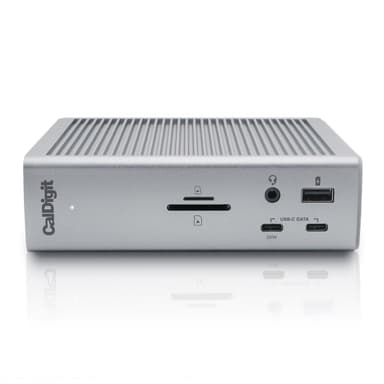 CalDigit TS4 1 til 18 USB-C-dokkingstasjon kompatibel med Thunderbolt 4 og 3, USB4-støtte for M1 og M2