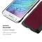 Samsung Galaxy J1 2015 Hardt Deksel Case (rød)