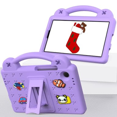 Til Samsung Galaxy Tab A9 EVA Foam Stativdeksel - Lilla