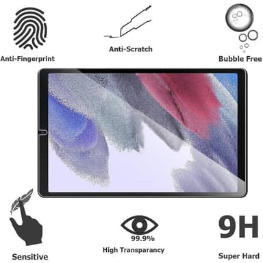 2stk herdet glass skjermbeskyttere til Samsung Galaxy Tab A9