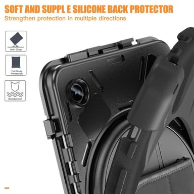 Samsung Galaxy Tab A9 Kraftig Armbåndsveske