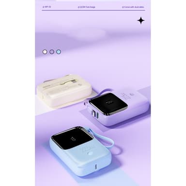 10000mAh rask bærbar powerbank Super hurtiglading USB-C 22.5W