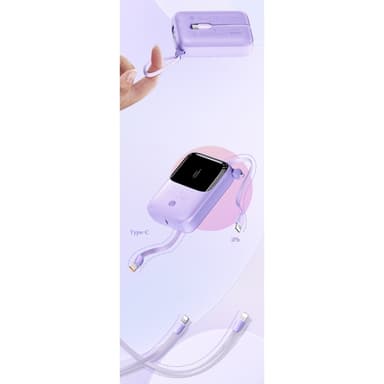 10000mAh rask bærbar powerbank Super hurtiglading USB-C 22.5W