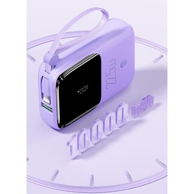10000mAh rask bærbar powerbank Super hurtiglading USB-C 22.5W