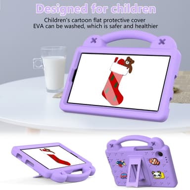 Til Samsung Galaxy Tab A9 EVA Foam Stativdeksel - Lilla