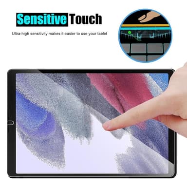 2stk herdet glass skjermbeskyttere til Samsung Galaxy Tab A9