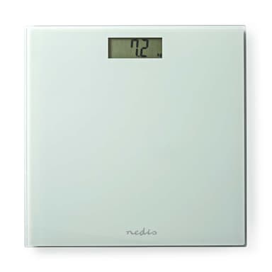 Nedis Personvekt | Digital | Hvit | Herdet Glass | Maksimal vekttrykk: 150 kg