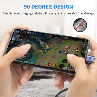 NÖRDIC USB4 vinklet adapter hann til hunn 40G 8K60Hz PD100W