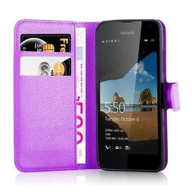 Nokia Lumia 550 lommebokdeksel etui (lilla)