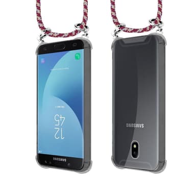 Samsung Galaxy J5 2017 Deksel med Halskjede (rød)