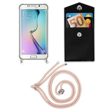 Samsung Galaxy S6 Deksel med Halskjede (rosa)