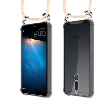 Huawei MATE 10 LITE Deksel med Halskjede (rosa)