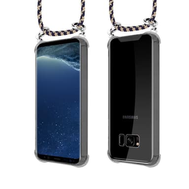 Samsung Galaxy S8 PLUS Deksel med Halskjede (blå)