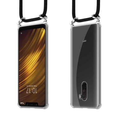 Xiaomi Pocophone F1 Deksel med Halskjede (svart)