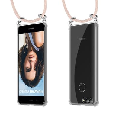 Huawei NOVA 2 Deksel med Halskjede (rosa)