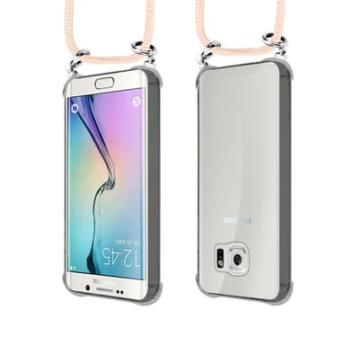 Samsung Galaxy S6 Deksel med Halskjede (rosa)