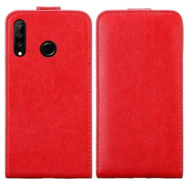 Huawei P30 LITE deksel flip cover (rød)