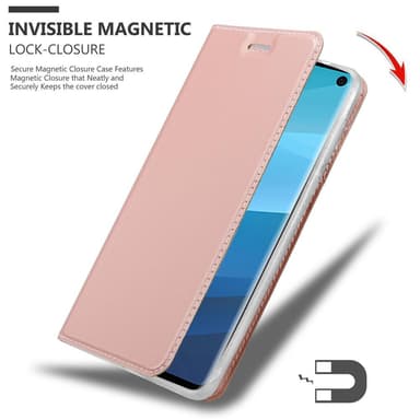 Samsung Galaxy S10 4G lommebokdeksel etui (rosa)