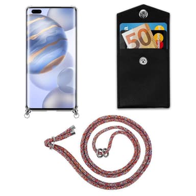 Honor 30 PRO Deksel med Halskjede (rød)