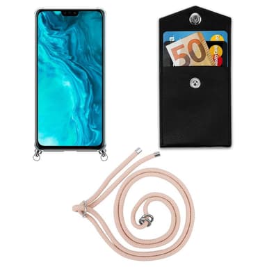 Honor 9X LITE Deksel med Halskjede (rosa)