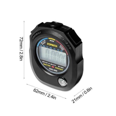 Sport Digital Timer Timer Stoppeklokke LCD-skjerm Svømmeløping