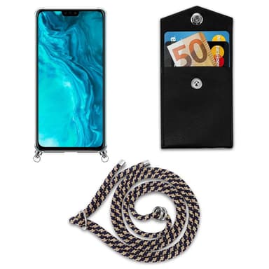 Honor 9X LITE Deksel med Halskjede (blå)