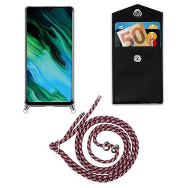 Honor 20e Deksel med Halskjede (rød)