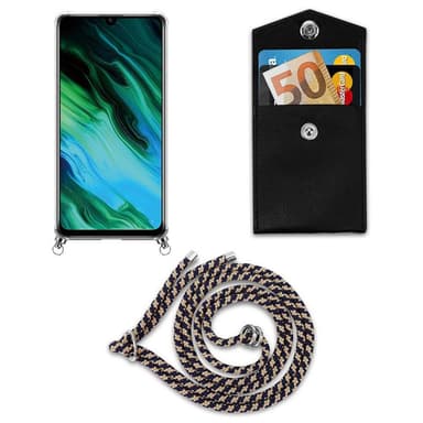 Honor 20e Deksel med Halskjede (blå)
