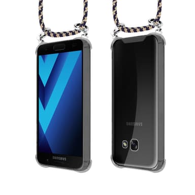 Samsung Galaxy A5 2017 Deksel med Halskjede (blå)
