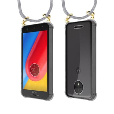Motorola MOTO C PLUS Deksel med Halskjede (grå)