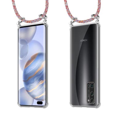 Honor 30 PRO Deksel med Halskjede (rød)
