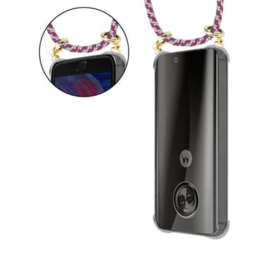 Motorola MOTO X4 Deksel med Halskjede (rød)