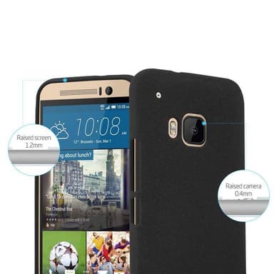HTC ONE M9 silikondeksel case (svart)