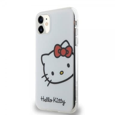 Hello Kitty iPhone 11 Deksel Kitty Logo Hvit