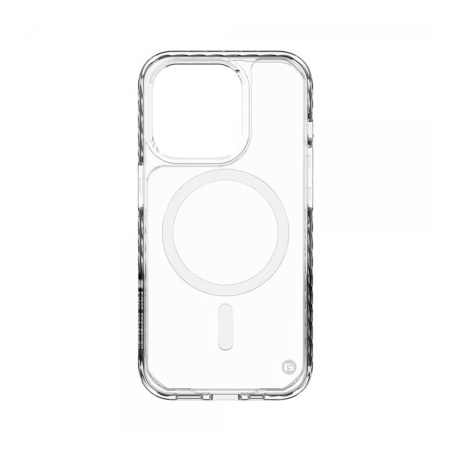 Clckr iPhone 15 Pro Deksel Diamond MagSafe Transparent Klar