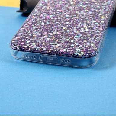 Nordic Covers iPhone 12/iPhone 12 Pro Deksel Sparkle Series Lilac Purple