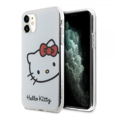 Hello Kitty iPhone 11 Deksel Kitty Logo Hvit