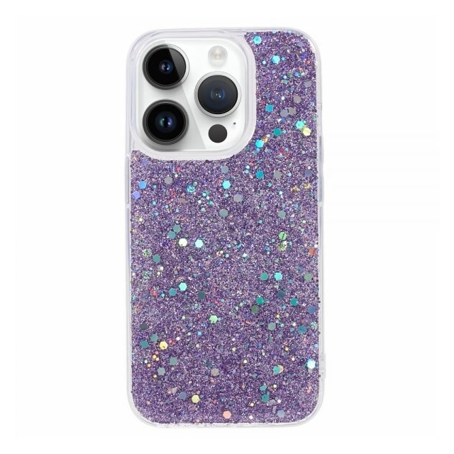 Nordic Covers iPhone 15 Pro Deksel Sparkle Series Lilac Purple