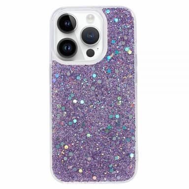 Nordic Covers iPhone 15 Pro Deksel Sparkle Series Lilac Purple