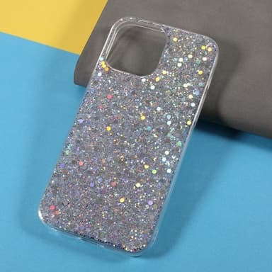 Nordic Covers iPhone 13 Deksel Sparkle Series Stardust Silver