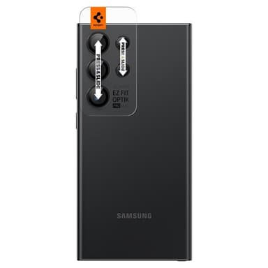Spigen Samsung Galaxy S24 Ultra Linsebeskyttelse GLAS.tR EZ Fit Optik Pro 2-pakning Svart