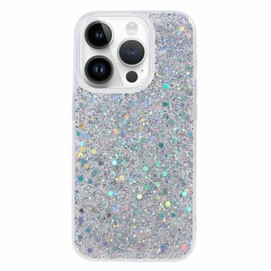 Nordic Covers iPhone 15 Pro Max Deksel Sparkle Series Stardust Silver