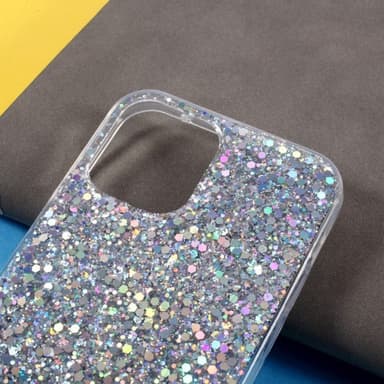 Nordic Covers iPhone 12/iPhone 12 Pro Deksel Sparkle Series Stardust Silver